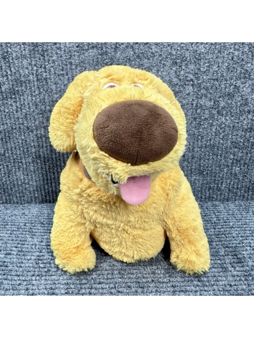 Disney Parks Pixar Up Doug Dog Plush Hong Kong Resort Stuffed Toy Tongue Out - Picture 3 of 9